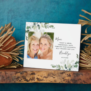Eucalyptus Moeder van de bruidbruidsgift Fotoplaat