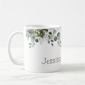 Eucalyptus mug gracieux charme féminin (Gauche)
