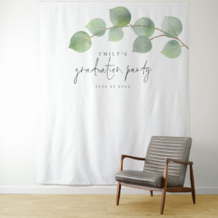 Eucalyptus Naam Afstudeerfeest Foto Achtergrond Wandkleed