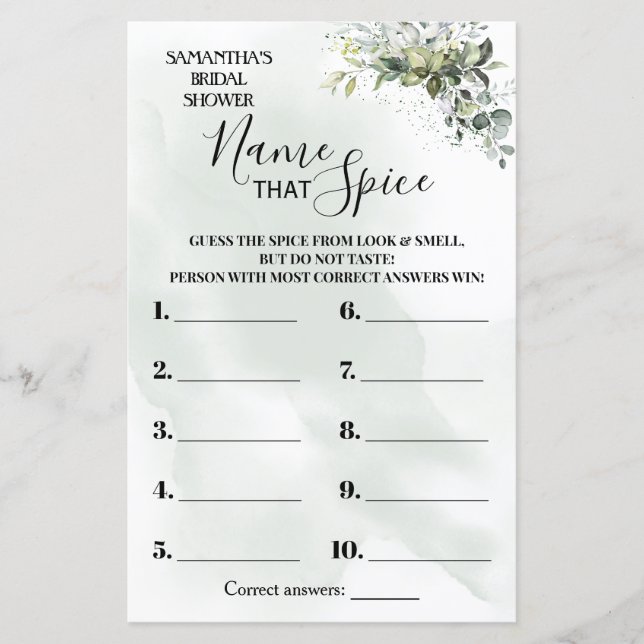 Eucalyptus Name dat de tweetalige douchegame van S (Voorkant)