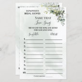 Eucalyptus Name dat lied tweetalige game doucht (Voorkant / Achterkant)