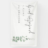 Eucalyptus Name Welkom bij GraduPartij Spandoek (Verticaal)