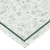 Eucalyptus Natural Kerstmis en Emerald Border Tabl Tafelkleed (Gekanteld)