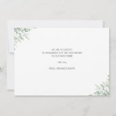 eucalyptus nieuwe adresbewegende aankondiging (Achterkant)