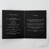 Eucalyptus noir doré programme funéraire photo (Intérieur)