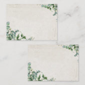 eucalyptus notitiekaartje (Voorkant / Achterkant)