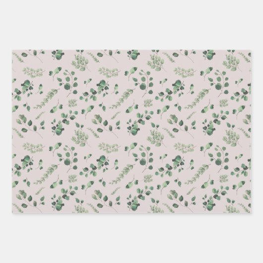 Eucalyptus-omlooppapier Inpakpapier Vel (Voorkant 3)