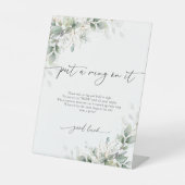 Eucalyptus Or Placer Une Bague Sur Le Panneau (Recto)