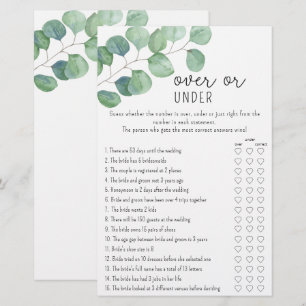 Eucalyptus - Over- of onderliggend vrijgezellenfee