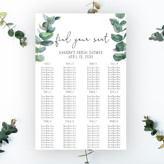 Eucalyptus - Panneau de mousse de tableau de bord