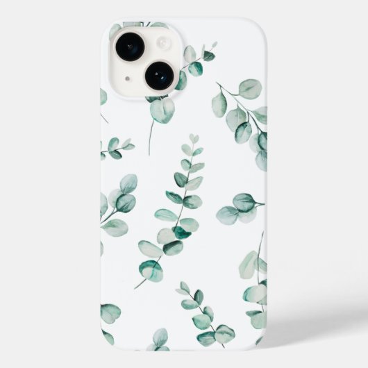 Eucalyptus Pattern iphone Case (Achterkant)