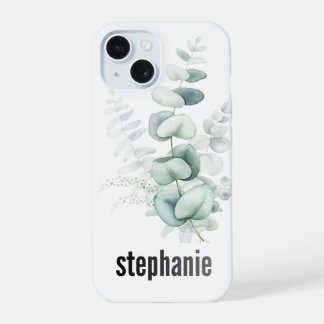 Eucalyptus Pattern iphone Case iPhone 15 Hoesje
