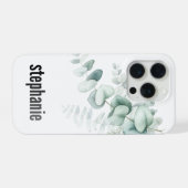 Eucalyptus Pattern iphone Case iPhone Hoesje (Achterkant horizontaal)