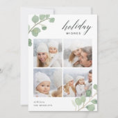 Eucalyptus peint | Carte de collage photo de vacan (Devant)