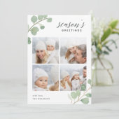 Eucalyptus peint | Carte de collage photo de vacan (Debout devant)