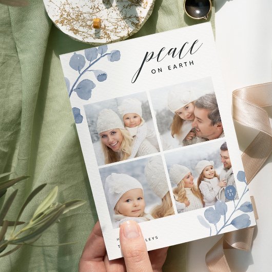 Eucalyptus peint | Carte de collage photo de vacan