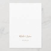 Eucalyptus Peonies Wedding Seating Chart Kaart (Achterkant)