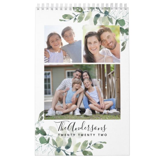 Eucalyptus Photo Collage Calendar Kalender (Hoes)
