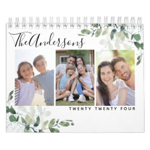 Eucalyptus Photo Collage Kalender
