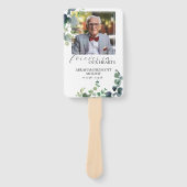 Eucalyptus Photo Memorial Handwaaier (Voorkant)