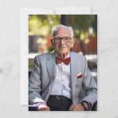 Eucalyptus Photo Memorial Invitation (Dos)