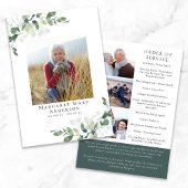 Eucalyptus Photo Memorial Service Programme