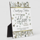 Eucalyptus & Pine Sanitizing Station Weddenschap Fotoplaat (Zijkant)