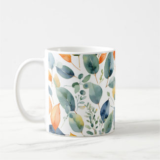 Eucalyptus Planten Groen Sinaasappel 350 Waterverf Koffiemok