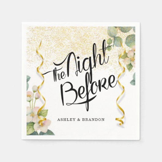 Eucalyptus Proefhuwelijksdiner Servetten (Voorkant)
