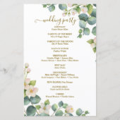 Eucalyptus programme de mariage minimal (Dos)