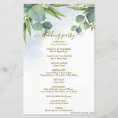 Eucalyptus programme de mariage minimal (Dos)