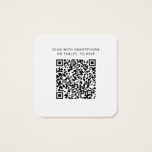 Eucalyptus QR Code RSVP Site Mariage Enceinte (Dos)