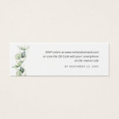 Eucalyptus QR Code RSVP Site Mariage Enceinte (Devant)