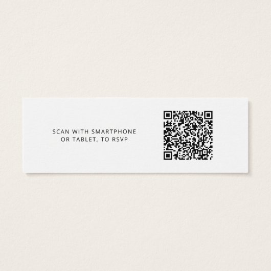 Eucalyptus QR Code RSVP Site Mariage Enceinte (Dos)
