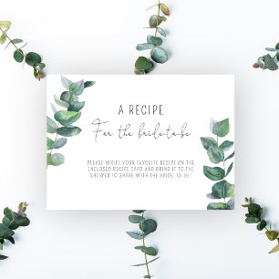 Eucalyptus - Recept voor de aanstaande bruid Informatiekaartje