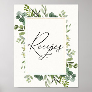 Eucalyptus Recepten Poster