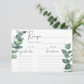 Eucalyptus - Recipcard (Staand voorkant)