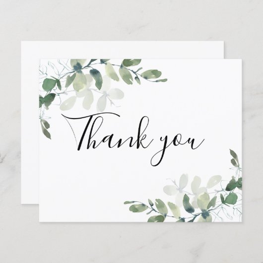 Eucalyptus Retirement BUDGET Partij Dank u wel (Voorkant / Achterkant)