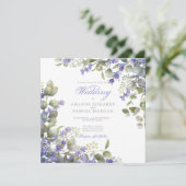 Eucalyptus romantique et Faire-part de mariage de (Debout devant)