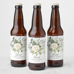 Eucalyptus Rozen Trouwplezier Bierflesetiketten Bier Etiket