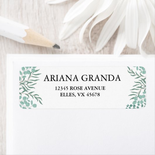 Eucalyptus Rustic Greenery Adres Etiket (Insitu)