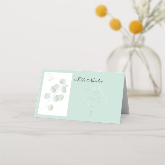 Eucalyptus | Rustieke Botanische Trouwtafel (Voorkant)