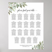 Eucalyptus Rustique 19 Tableau Mariage (Devant)