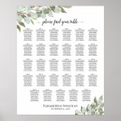 Eucalyptus Rustique 29 Tableau Mariage (Devant)