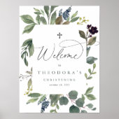 Eucalyptus & Sage Event Welkom Teken Poster (Voorkant)