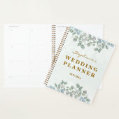 Eucalyptus salie groen waterverf planner (Display)