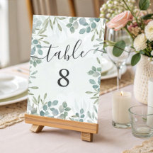 Eucalyptus Salie Groene Trouwtafel Nummer