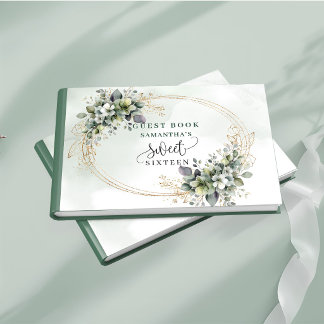 Eucalyptus Salie Sweet Sixteen Groen Goud Gast Boe Gastenboek
