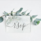 Eucalyptus sauge vert mariage RSVP