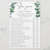 Eucalyptus - Schoenspel vrijgezellenfeest spel (Voorkant)